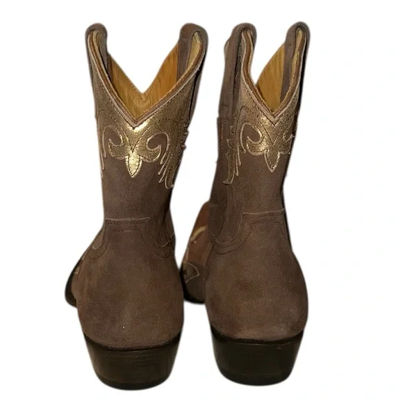 Old Gringo Women's Nevada Short Overlay Suede Western Boots Size 9 - Picture 6 of 11